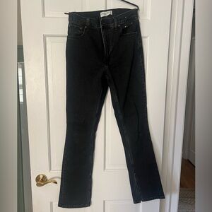 New never worn black Abercrombie flare jeans